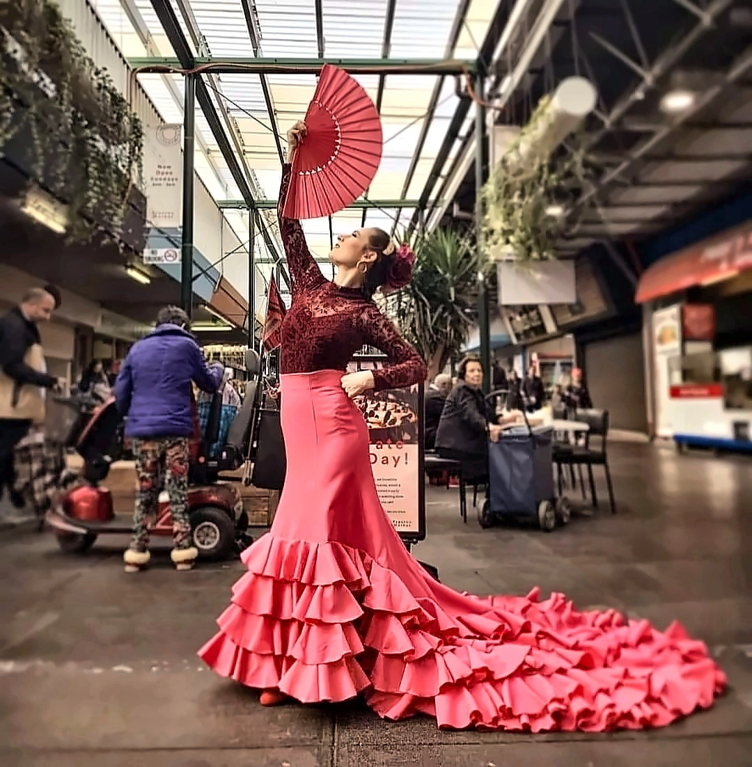 Caterina, Spanish flamenco dancer from Zambra Flamenca, performing