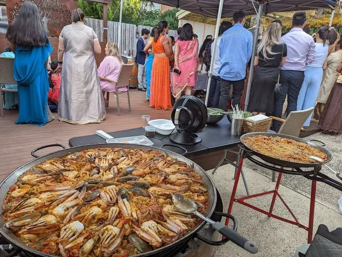 Guests at a formal celebration